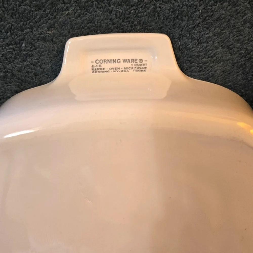 Corningware Vintage 1970 Spice of Life 1 Quart Baking Casserole L-Echalote A-1-B